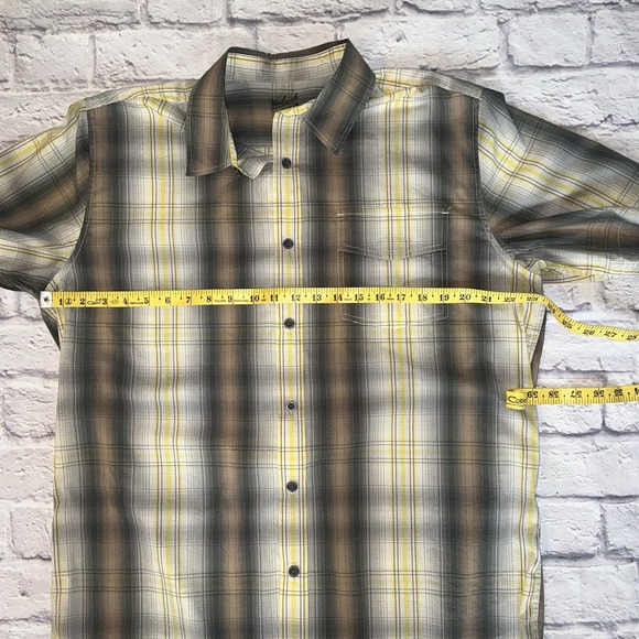 Woolrich size Large‎ L Short Sleeve Shirt Plaid - Picture 5 of 6